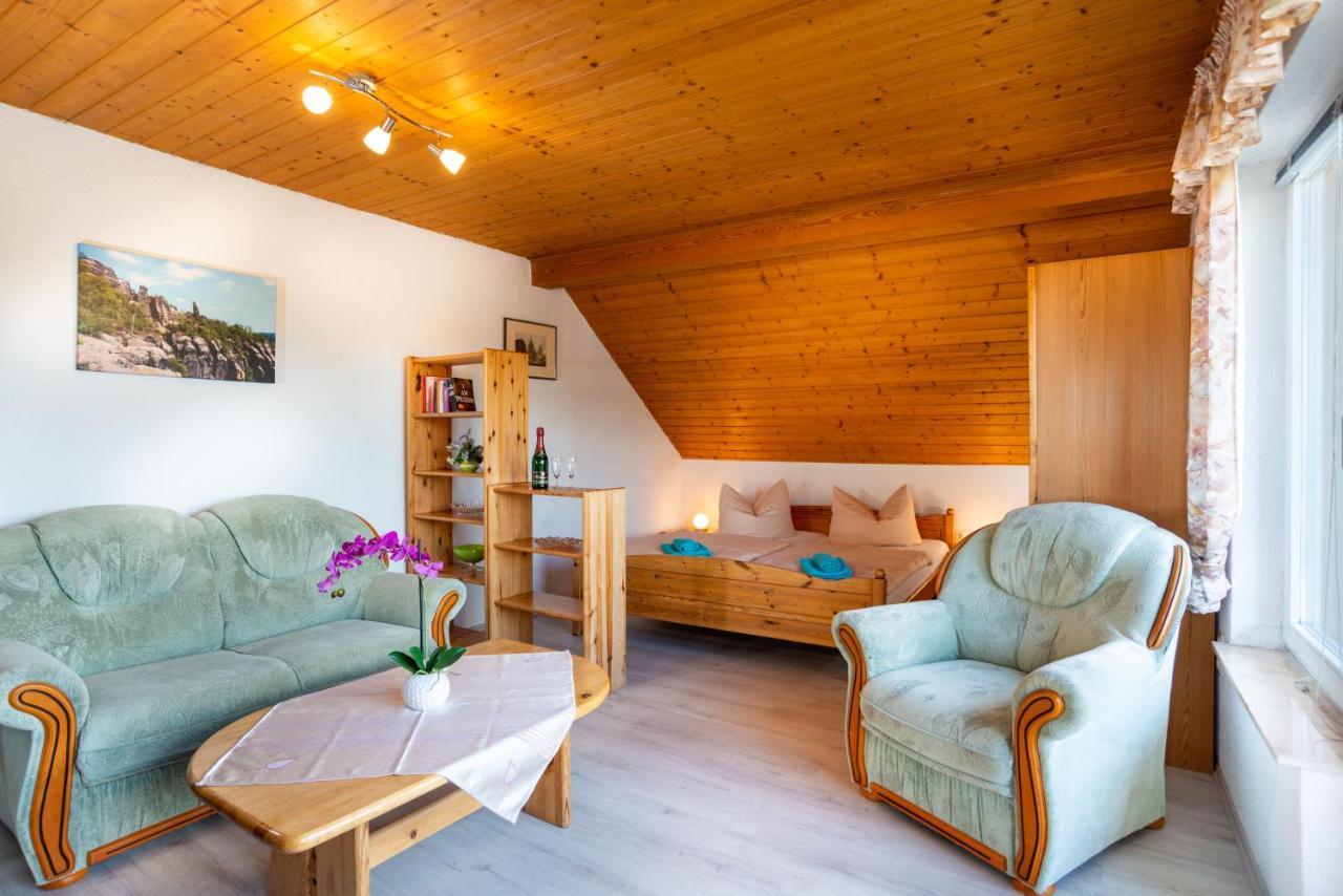 Pension Am Weinberg Saechsische Schweiz Mittelndorf Extérieur photo