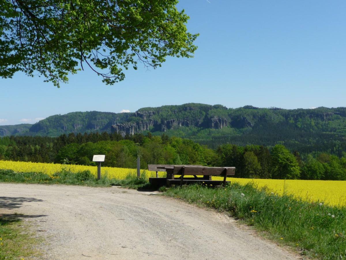 Pension Am Weinberg Saechsische Schweiz Mittelndorf Extérieur photo